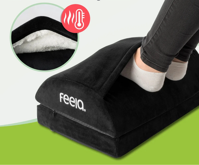 FEELA FEET – Ergonomisk fodstøtte med indbygget "varme-lomme"
