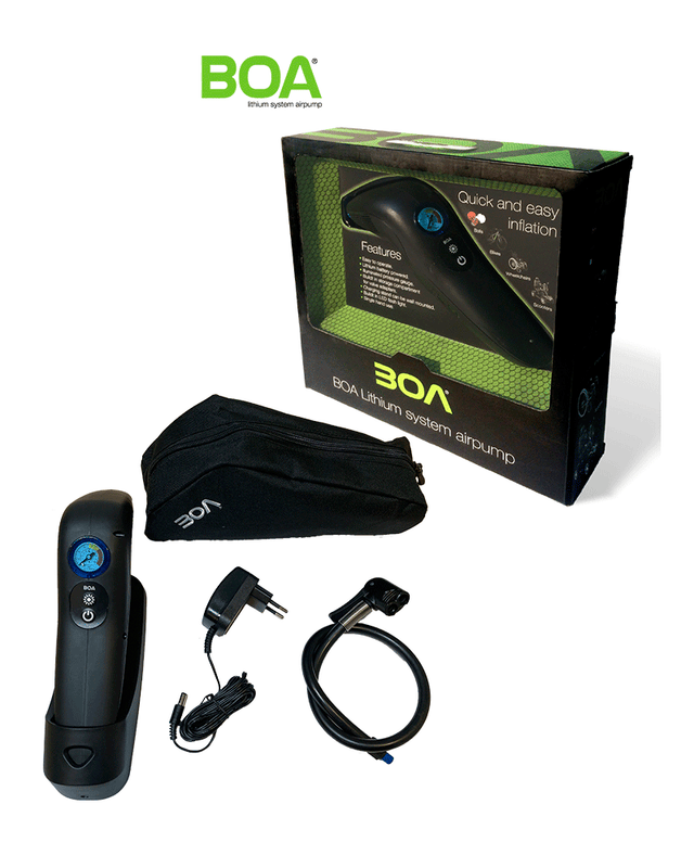 BOA luftpumpe 10 Bar - Hurtig, genopladelig og transportabel - Seniorpleje - Luftpumper - Mobilex - MBX-260020 - -