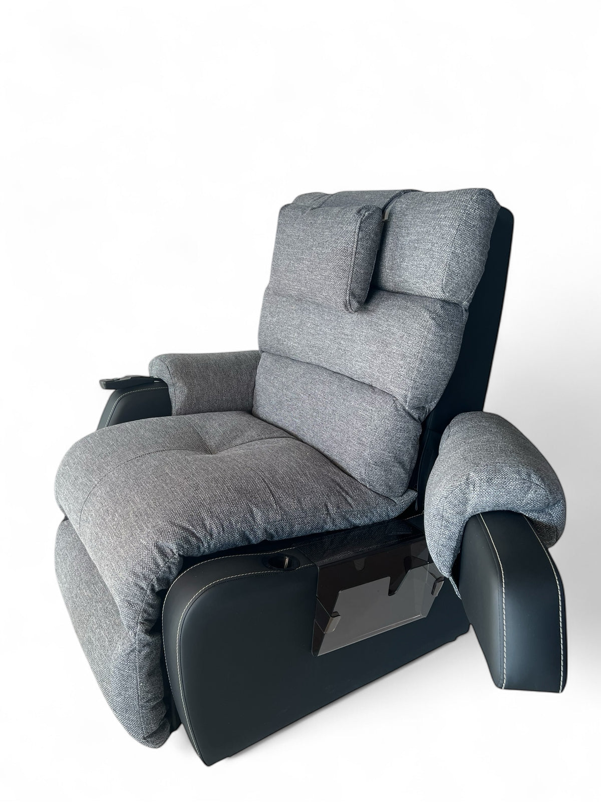 "XXL COCOON" Læne/hvilestol. Sædebredde 65 cm. Beriatrisk. Hæve/sænke funktion - Seniorpleje - seniorstol - INNOV’SA - INNO - XXLTAUPE/LysbrunPU - Taupe/Lys Brun PU (kunstlæder) -
