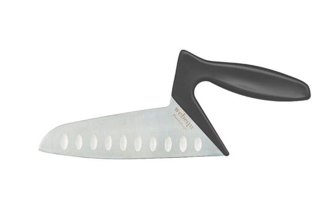Ergonomisk Brødkniv med soft touch - Unikt design i verdensklasse. 5 farver - Seniorpleje - Ergonomiske køkkenknive - Webequ - WBQ-10090 - Grå - -