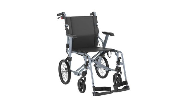 “TRAVEL-LIGHT” ICON35 letvægts rejse-kørestol (8,2 kg). Foldbar & fylder minimalt. - Seniorpleje - Rehasense - RHS-RWB35D4IB0 - 45 cm - -