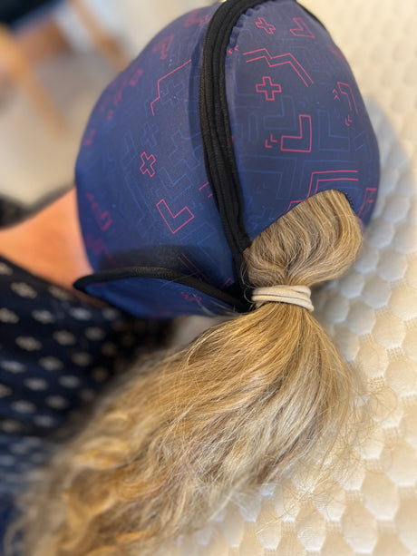 Kylmask/mössa för kyl- och värmebehandling