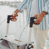 Allround Superlight – letvægtsrollator med store hjul. 5,3 kg