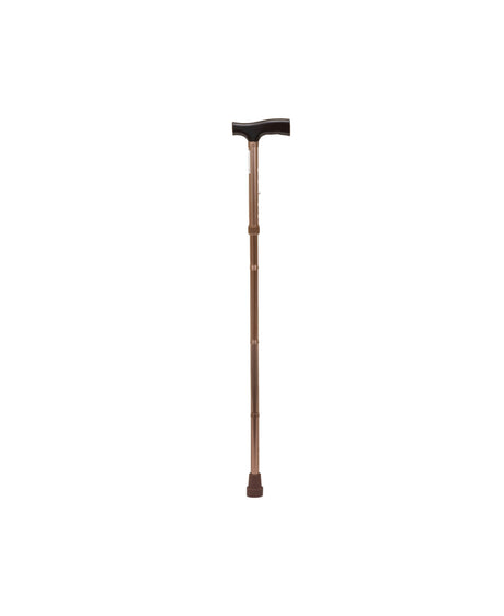 Höjdjusterbar käpp i brons, 73–93 cm