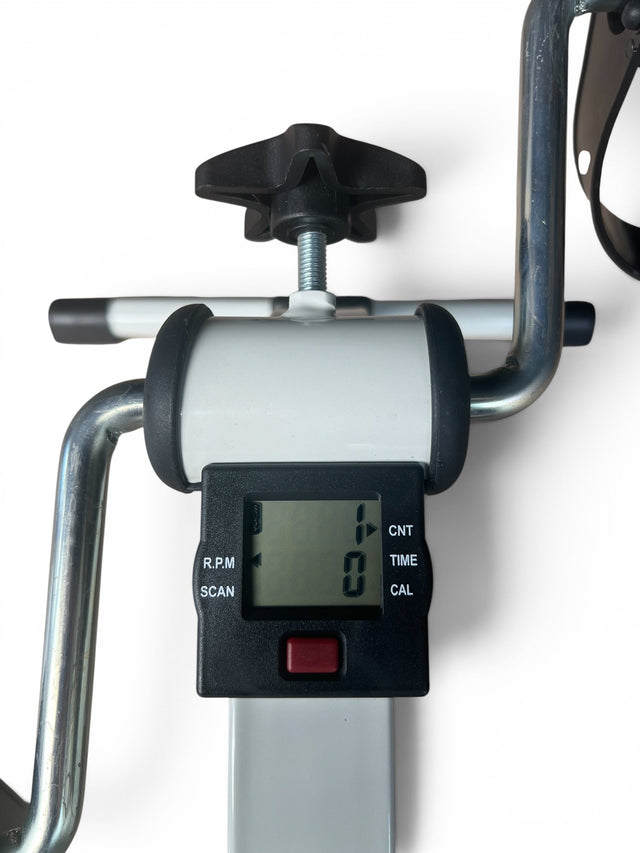 Foldbar digital pedaltræner 2,3 kg. Smart, ultra let og enkel at bruge. HVID - Seniorpleje - Pedaltrænere - MOBIAK - MOK-0803156 -  - 
