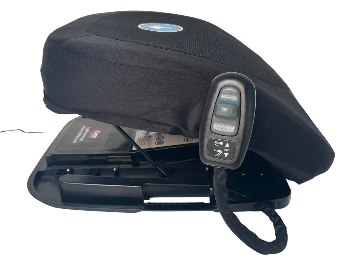 Katapultsæde - Hjælp til stol & sofa. Højdejusterbar. 43 cm sædebredde. 2 varianter - Seniorpleje - Katapultsæde - Rehastage - RST-UPPL 3017 - Elektrisk 35 -136 kg - -