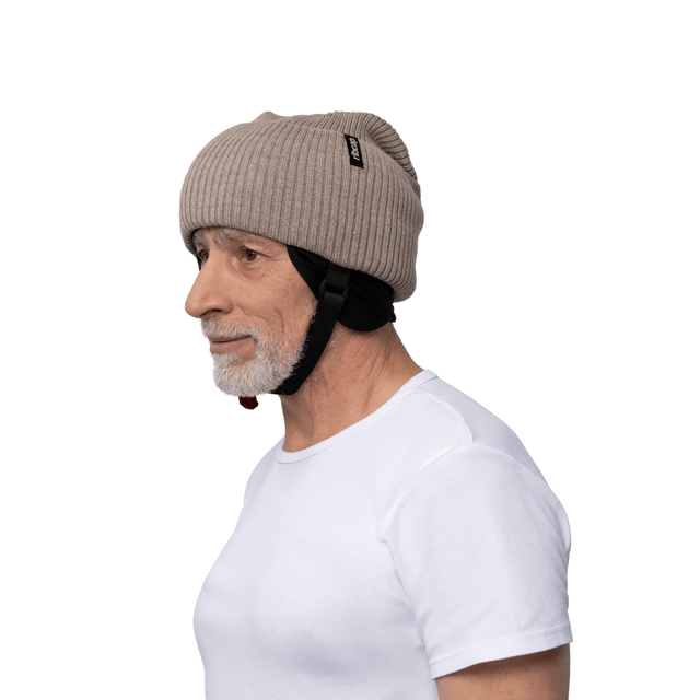 “LENNY” RIBCAP hovedbeskyttelse - Vores favorit og klassikker. CE + MDR godkendt - Seniorpleje - Hovedbeskyttelse - Ribcap - RIB-RIBLENANTHSM 01 - Small -Sort/antrazit -