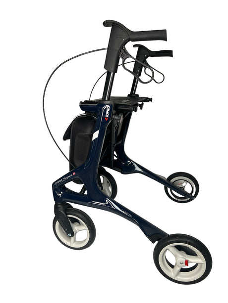 PEGASUS Kulfiber rollator- Ultra let, luksuriøs & skandinavisk design. Vejer kun 6,6 kg - Seniorpleje - Udendørs rollatorer - Seniorpleje - TOPR-125001 - RØD - -