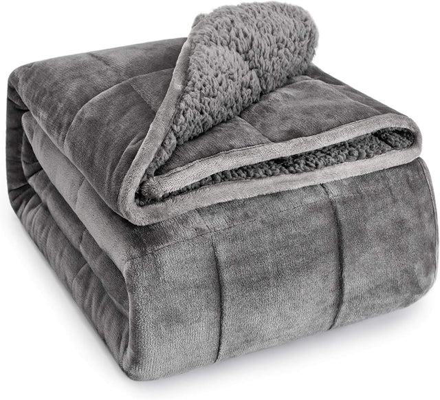 Tyngdetæppe - Blød og vamset. 7 kg. (135 x200) Få en rolig nattesøvn! - Seniorpleje - Tyngdedyne - Seniorpleje - SPL-WOLT01 -  - Sort - 
