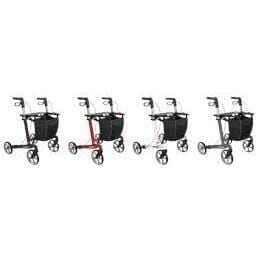 “ATHLON SL”, kulfiber rollator - Super lækker, smart og ultra let. Vejer kun 5,1 kg - Seniorpleje - Udendørs rollatorer - Rehasense - RHS-CRBKS500 - Sort -50 cm -