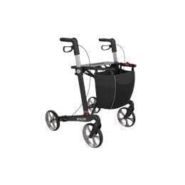 “ATHLON SL”, kulfiber rollator - Super lækker, smart og ultra let. Vejer kun 5,1 kg - Seniorpleje - Udendørs rollatorer - Rehasense - RHS-CRBKS500 - Sort -50 cm -