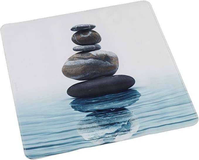 Bademåtte med antisskrid til brusebad - Meditation/ZEN motiv (54 x 54 cm) - Seniorpleje - Seniorpleje - SPLWENK -01 - - -