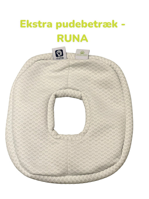 Ekstra pudebetræk til RUNA hovedpul med hul - Aloe Vera - Seniorpleje - Hovedpude - Seniorpleje - LELAMZ-02 - - -