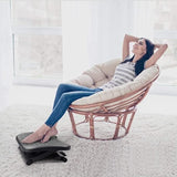 Ergonomisk fodstøtte med massagerulle -med let justerbare vinkler. 44 x 33 cm - Seniorpleje - Fodstøtte - Seniorpleje - HUANAMZ-03 - - -