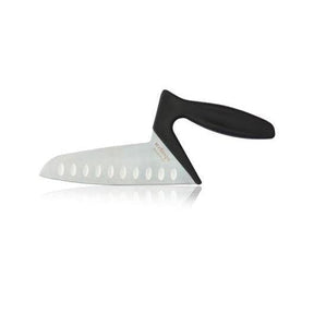 Ergonomisk Grøntsagskniv, soft touch. - Unikt luksus design. 4 farver. Køb her! - Seniorpleje - Ergonomiske køkkenknive - Webequ - WBQ-12001 - Sort - -
