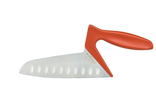 Ergonomisk Grøntsagskniv, soft touch. - Unikt luksus design. 4 farver. Køb her! - Seniorpleje - Ergonomiske køkkenknive - Webequ - WBQ-12050 - Orange - -