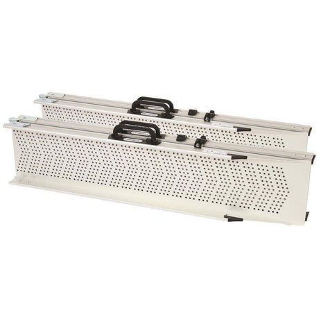 Foldbar teleskoprampe. Letvægts model, flot og skridsikker. 4 størrelser. - Seniorpleje - Teleskopramper - Mobilex - MBX-TM-055 - 26 cm -55 cm -