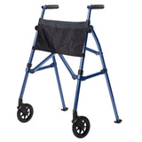 "FOLDY" - Super solidt, ultra let & foldbart gangstativ. Sikker kontrolleret stå-funktion - Seniorpleje - Gåstøtte - Rehastage - RST-4300-CB - - -