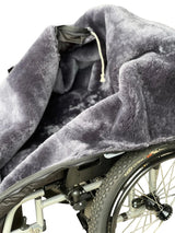 Luksus kørestolspose - Ægte lammeskind på hele indersiden. Lynlås hele vejen rundt. - Seniorpleje - kørestolsposer - Orgaterm - OGT-2204 - MEDIUM/STR 4 - -