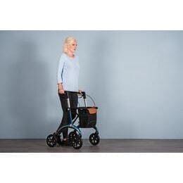 Luksus” kulfiber rollator -unikt tysk design og ultra letvægtsrollator. - Seniorpleje - Udendørs rollatorer - Saljol - SAJ-602023 - Dyb Grøn - -