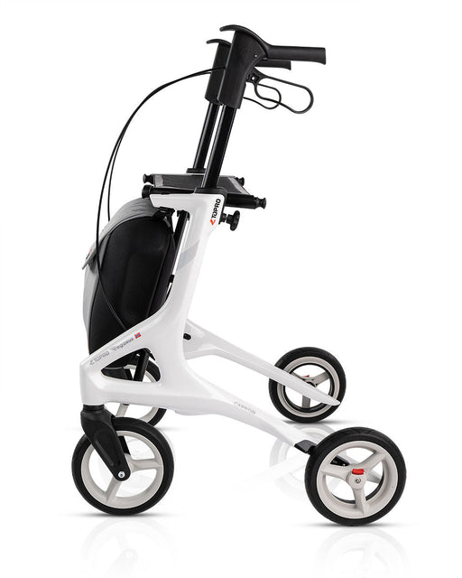 PEGASUS Kulfiber rollator- Ultra let, luksuriøs & skandinavisk design. Vejer kun 6,6 kg - Seniorpleje - Udendørs rollatorer - Seniorpleje - TOPR-125000 - HVID - -