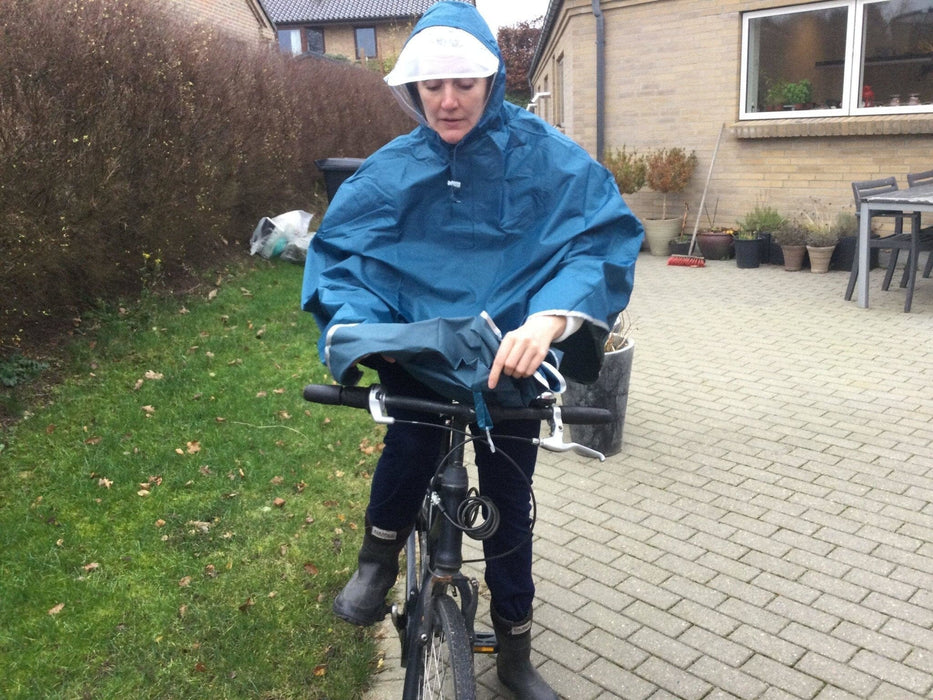 Poncho til rollator og cykel - top kvalitet & smart design i 4 flotte farver. - Seniorpleje - Beklædning - Seniorpleje - SORL-001 - Blå - -