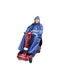 Premium vandtæt onesize poncho til scooter og elkørestole - Beskyt dig mod regn & blæst. - Seniorpleje - Beklædning - Orgaterm - OGT-208714 - Sort - -