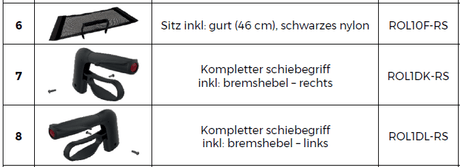 Reservedele til AtTHLON/SERVER rollatorer (standard - 46 cm) - Seniorpleje - Reservedel ATHLON - Rehasense - RHS-ROL1OF-RS - Net-sæde til sædebredde 46 cm - -