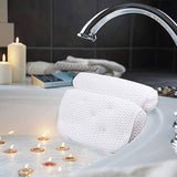 Rygpude og nakkestøtte til badekar - Blød & hurtigt tørrende. 35 x 35 x 9 cm - Seniorpleje - Pude til badekar - Seniorpleje - SPLBADEKAR-01 - - -