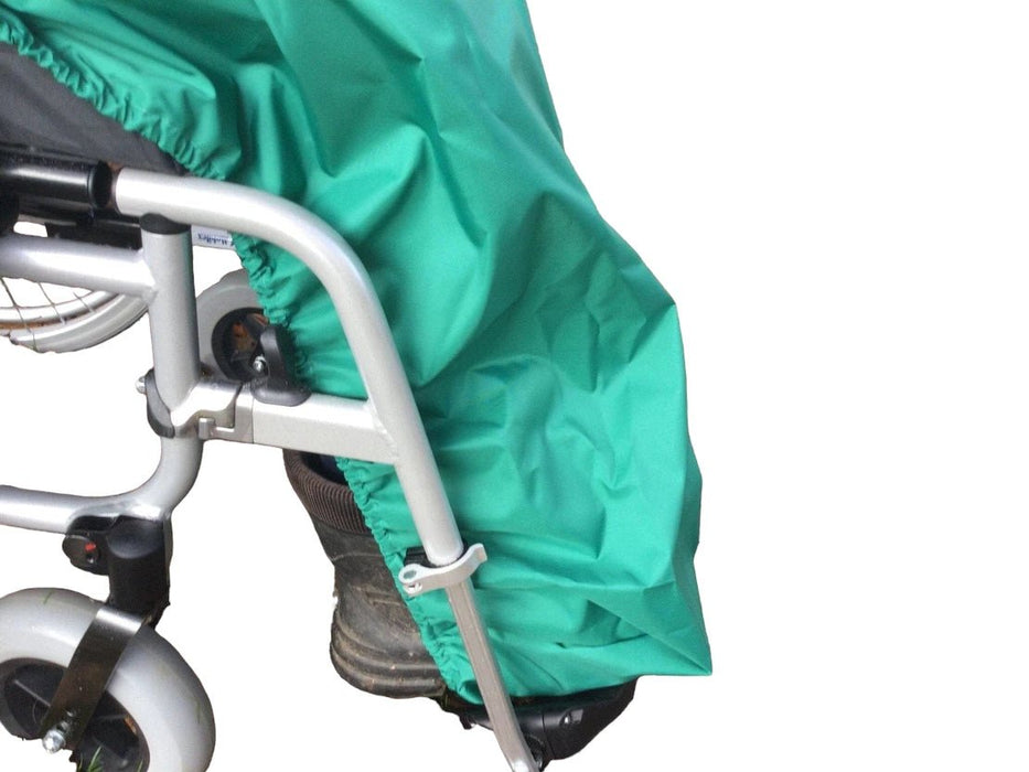 Smart regnslag med ærmer til kørestole -Super kvalitet. Fås i 6 farver - Seniorpleje - Beklædning - Orgaterm - OGT-208913 - SORT - Medium/str 3 - -