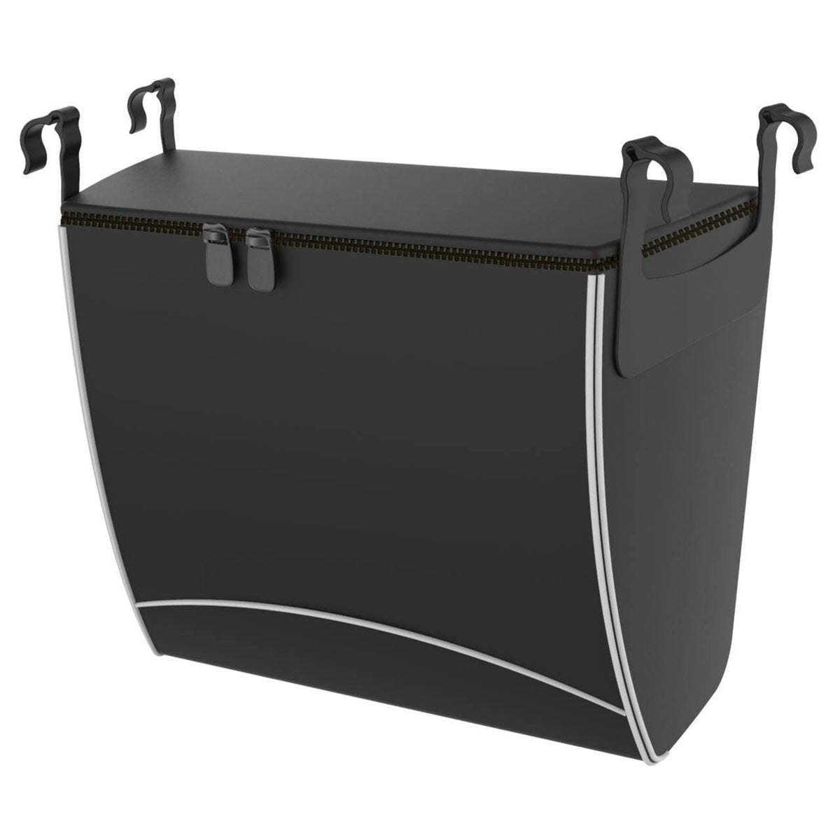 Sort indkøbstaske, vandtæt, med lynlås. Passer til HD/Wide rollator str LARGE - Seniorpleje - Tilbehør Rehasense - Rehasense - RHS-ACR01030 - - -