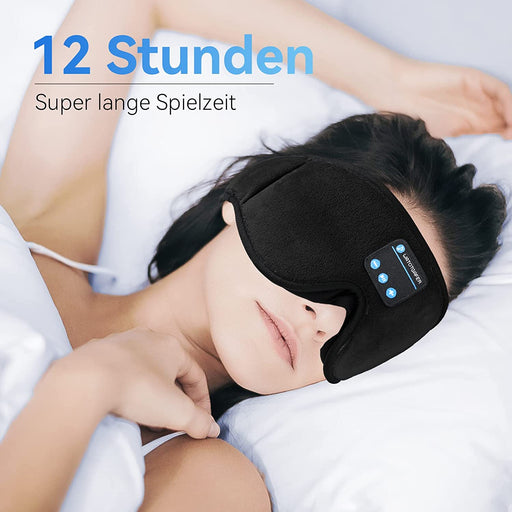 Sovemaske med indbygget Bluetooth -Spil musik mens du sover. Trådlø & justerbar - Seniorpleje - sovemaske - Seniorpleje - SPL-Light01 - - -